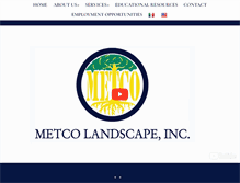 Tablet Screenshot of metcolandscape.com